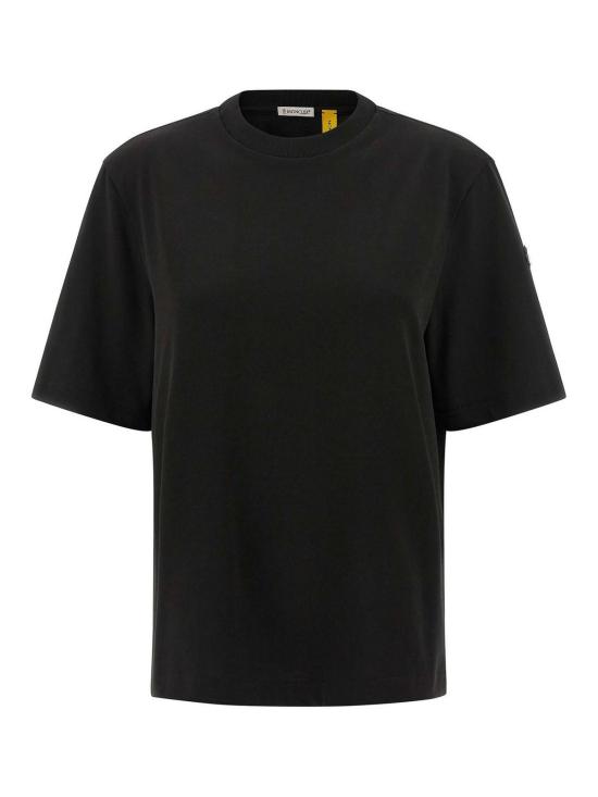 25FW 몽클레어 몽클레르 x EE72 바이 에드워드 에니풀 코튼 티셔츠 K24038C0000189AUG999 BLACK