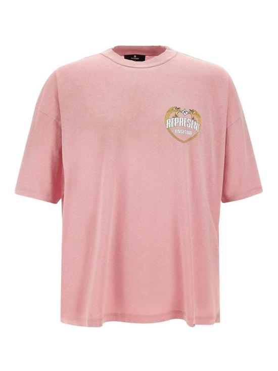 25FW 리프레젠트 반팔 티셔츠 MLM10017124 Pink
