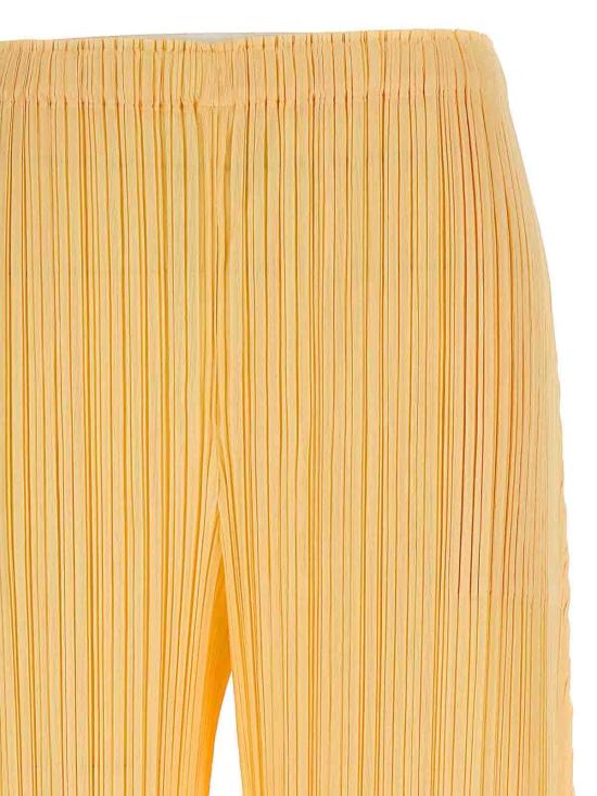 25FW 플리츠플리즈 스트레이트 팬츠 PP58JF28330 Yellow - PLEATS PLEASE