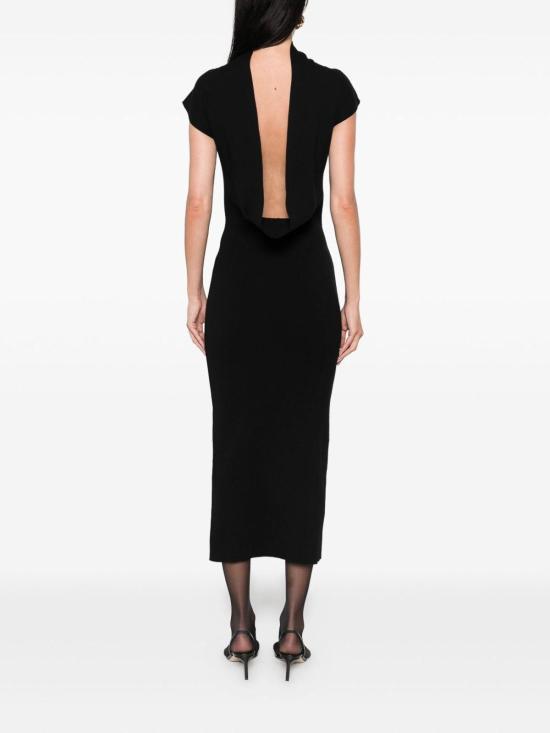 25FW 알베르타 페레티 롱 원피스 048066000555 Black - ALBERTA FERRETTI