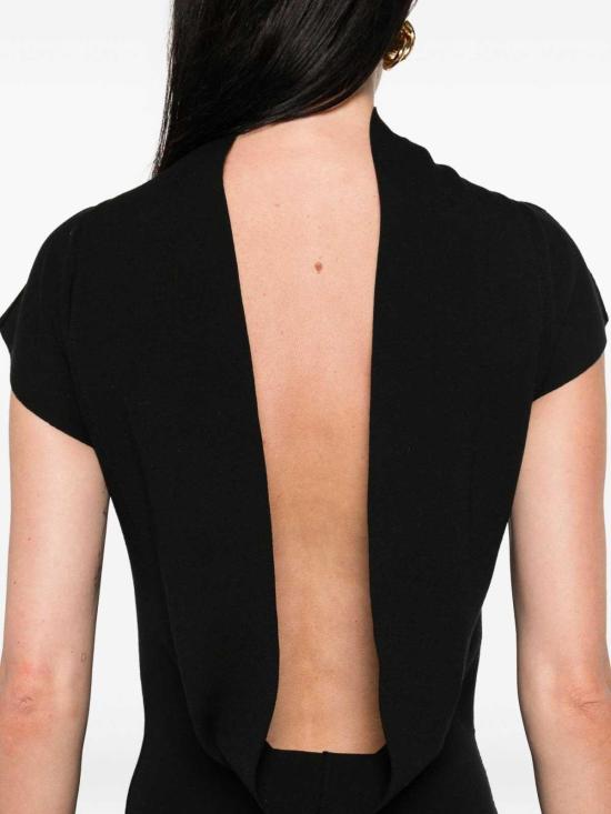 25FW 알베르타 페레티 롱 원피스 048066000555 Black - ALBERTA FERRETTI