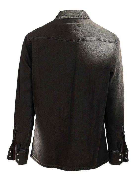  MM6 메종마르지엘라 긴팔 셔츠 SH2DT0024M30011969 Black - MM6 MAISON MARGIELA