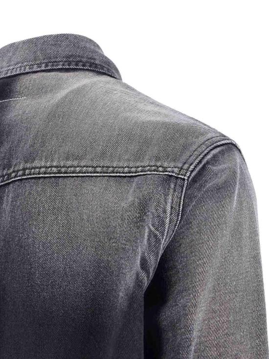  MM6 메종마르지엘라 셔츠 SH2DT0024M30011969 Black - MM6 MAISON MARGIELA