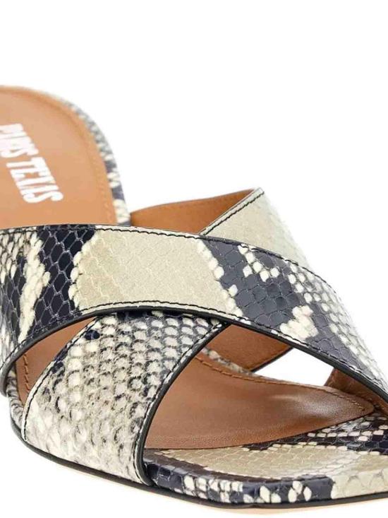 25SS 파리텍사스 뮬/슬리퍼 ARIZONAPX1272XPRPTNATURALE Dark Green - PARIS TEXAS