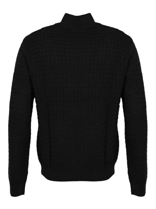 26FW 조르지오 아르마니 집업 니트 EM003503AF14113UB109 Blue - GIORGIO ARMANI