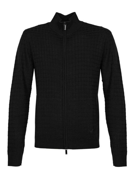 26FW 조르지오 아르마니 집업 니트 EM003503AF14113UB109 Blue