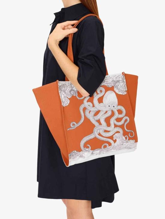 25SS 이누이 에디션 토트백 MA21TP08ORANGE Orange - INOUI EDITION