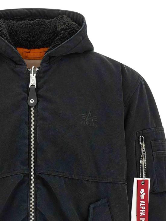 25FW 퍼플 브랜드 봄버 자켓 M6103APHB825BLACK Multicolour - PURPLE BRAND