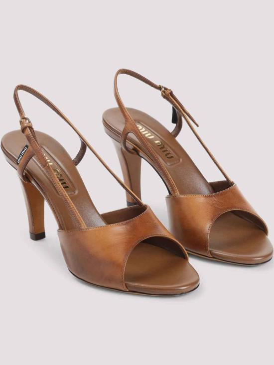  미우미우 힐/펌프스 5X547EF085537F0046 Brown - MIU MIU