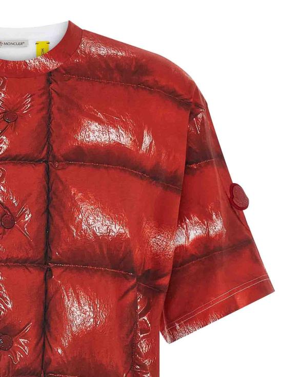 몽클레어 몽클레르 x 에이셉 라키 코튼 티셔츠 K24048C0000189AYW457 Red - MONCLER