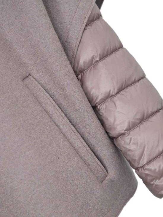  에르노 펠트 울 & 울트라라이트 나일론 리조트 케이프 PI00154DR333724400 Light Purple - HERNO