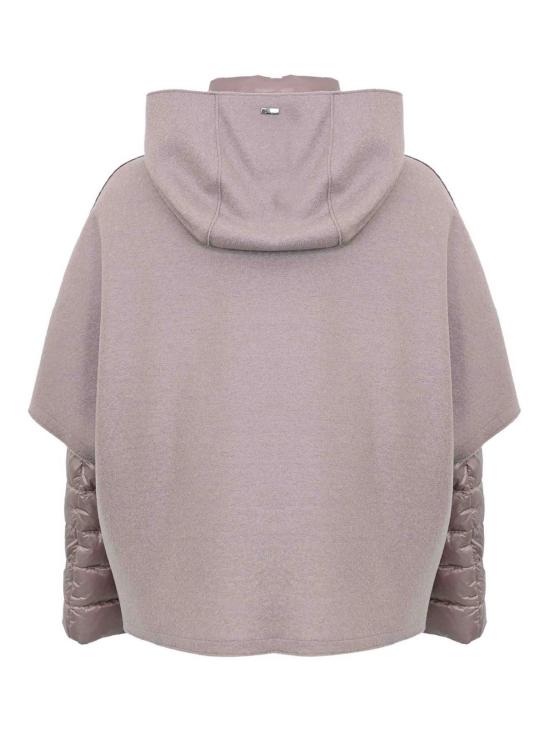  에르노 펠트 울 & 울트라라이트 나일론 리조트 케이프 PI00154DR333724400 Light Purple - HERNO