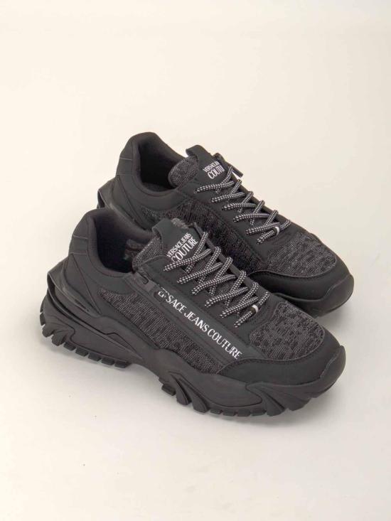  베르사체 스니커즈 79YA3SI5ZSC89899 Black - VERSACE