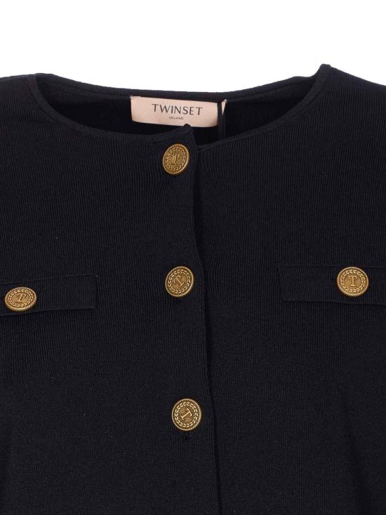  트윈셋 탑 252TP320A00006 Black - TWINSET