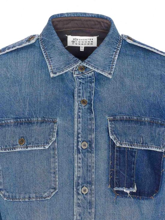  마르지엘라 데님 셔츠 S50DT0064M30034961 Blue - MAISON MARGIELA