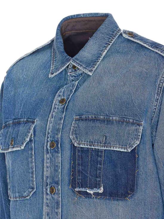  마르지엘라 데님 셔츠 S50DT0064M30034961 Blue - MAISON MARGIELA