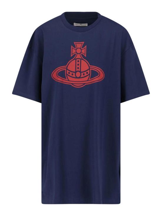  비비안웨스트우드 반팔 티셔츠 3G01004BJ001MK401 Blue