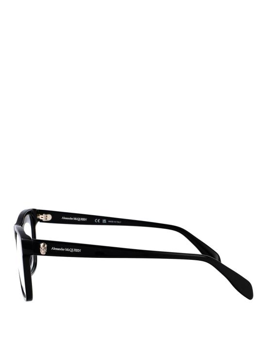 26SS 알렉산더 맥퀸 안경 AM0282O001 Black - ALEXANDER MCQUEEN