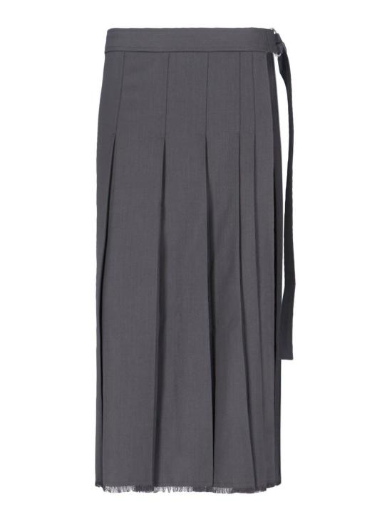 25FW 리비르 미디 스커트 154901CHARCOAL Grey