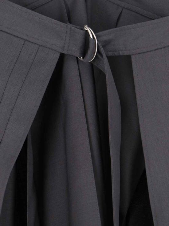 25FW 리비르 미디 스커트 154901CHARCOAL Grey - LVIR