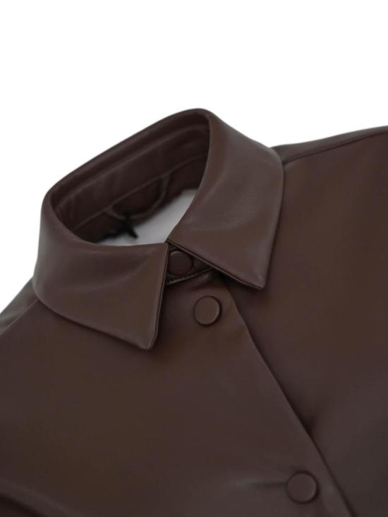  트윈셋 가죽 자켓 252TP209000203 Camel - TWINSET