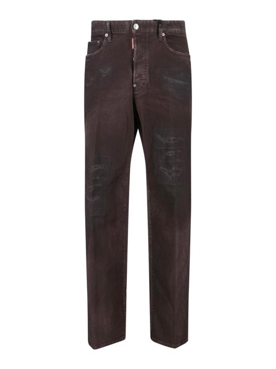 25FW 디스퀘어드2 스트레이트 팬츠 S74LB1775S39781143 Brown