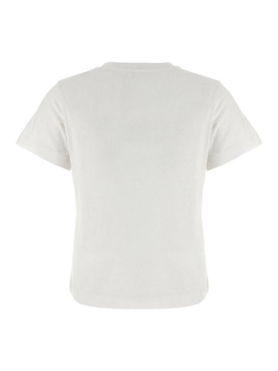  몽클레어 자수 커시브 로고 코튼 티셔츠 K20938C0000589AJS00A White - MONCLER