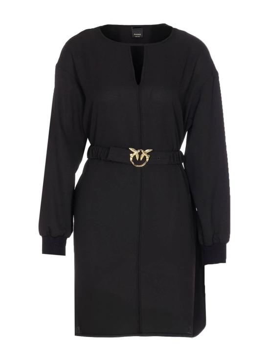 25FW 핑코 미디 스커트 105586A2QWZ99 Black