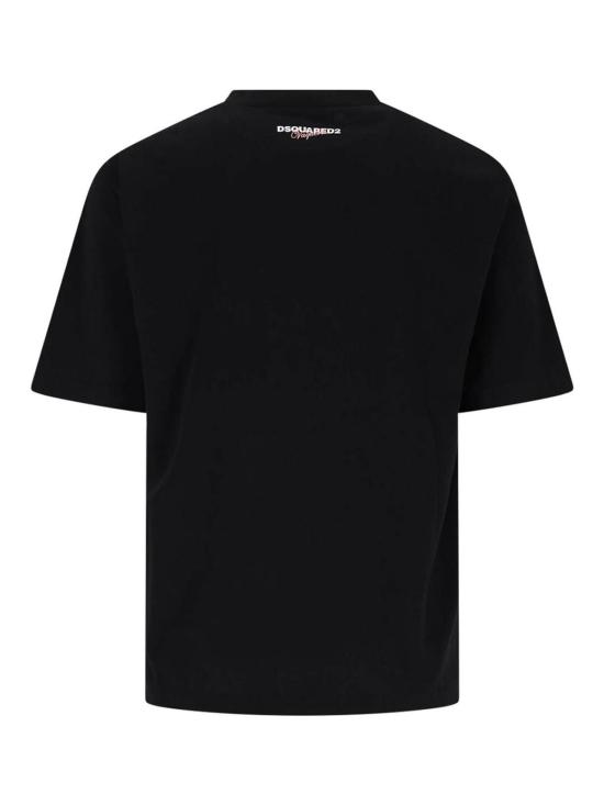 25FW 디스퀘어드2 반팔 티셔츠 S71GD1598D20020900 Black - DSQUARED2