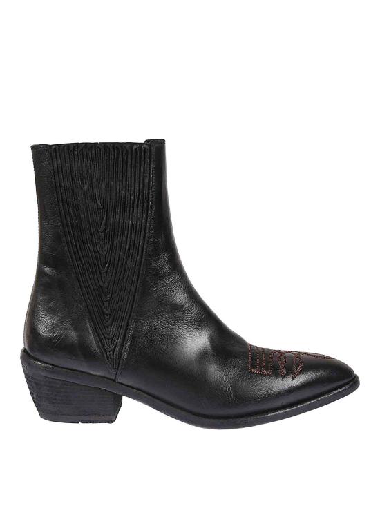 25FW 파우지안 주네스 부츠 3862474NERO Black