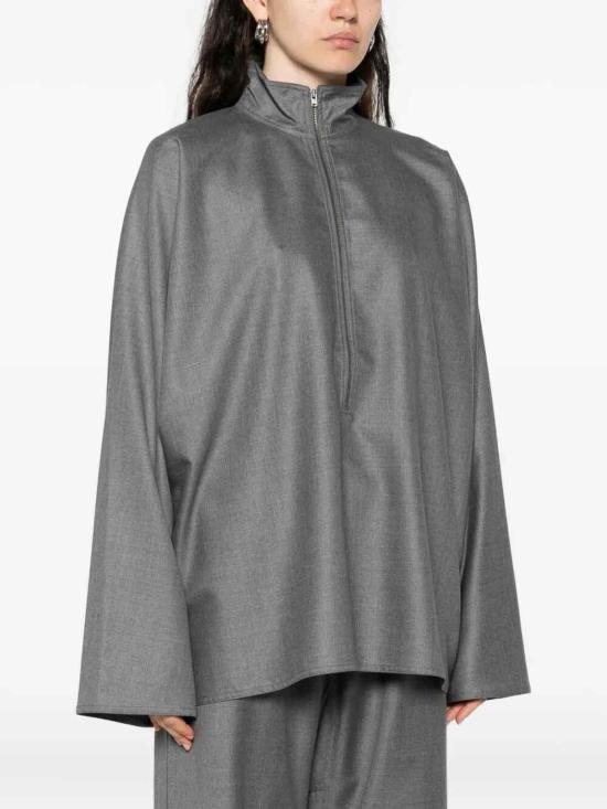 25FW 소피 드후레 셔츠 W25CARRACCIWO11GREY Grey - SOFIE D'HOORE