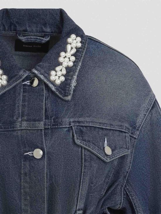 26FW 시몬로샤 자켓 6132B1231DDISTRESSED Blue - SIMONE ROCHA