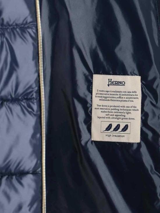  에르노 마틸드 코트 패딩 자켓 PI1283DIC12017Z9200 Blue - HERNO