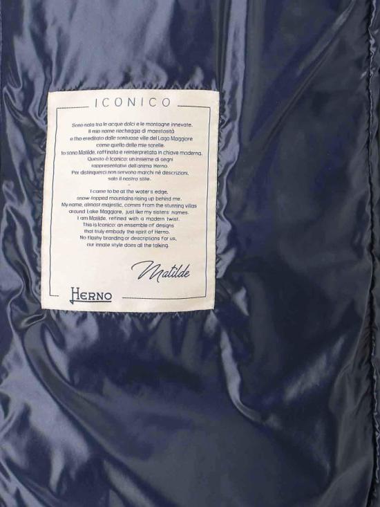  에르노 마틸드 코트 패딩 자켓 PI1283DIC12017Z9200 Blue - HERNO