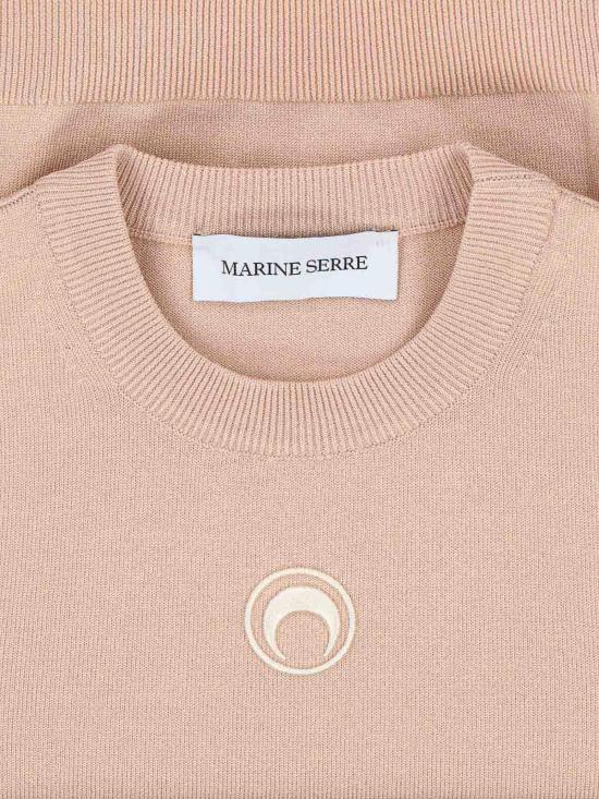 25FW 마린세르 반팔 티셔츠 WTK053ACKNI0533BG10 Beige - MARINE SERRE