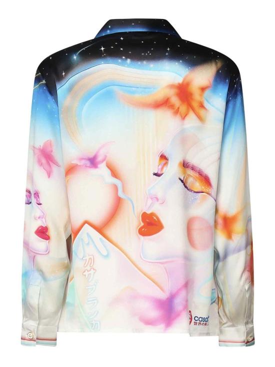 25FW 카사블랑카 긴팔 셔츠 UMPF25SH00602 Multicolour - CASABLANCA