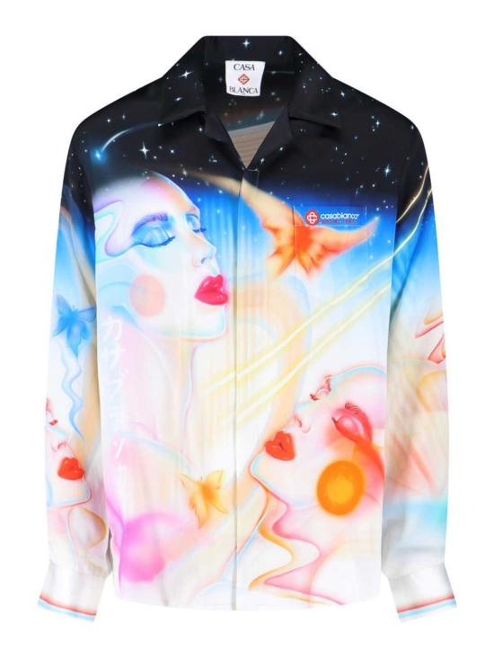 25FW 카사블랑카 긴팔 셔츠 UMPF25SH00602 Multicolour