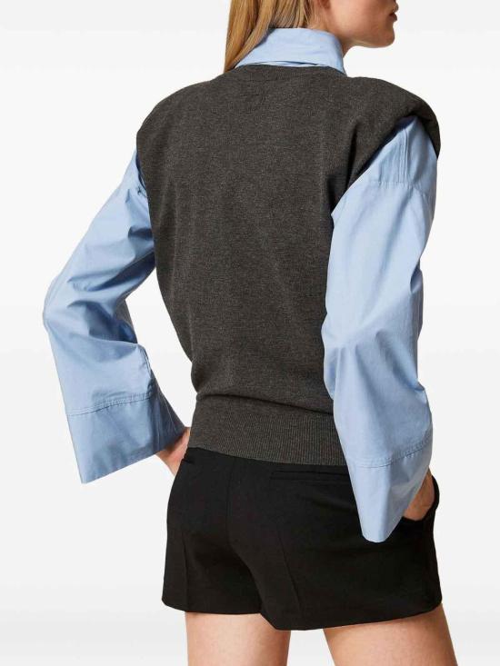 26FW 트윈셋 베스트 252TF303112840 Grey - TWINSET