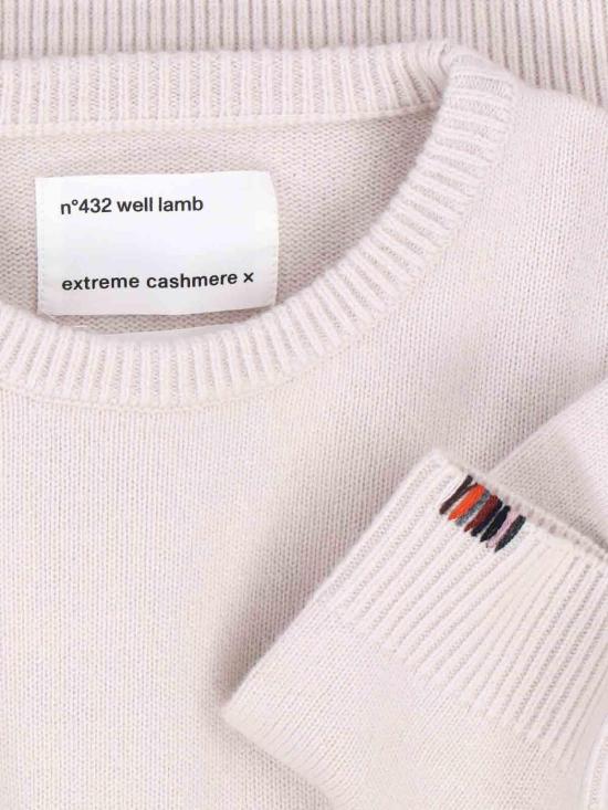 25FW 익스트림캐시미어 스웨터 WELLLAMBCHALK White - EXTREME CASHMERE
