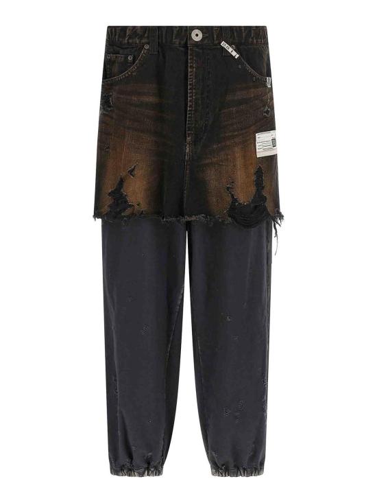 25FW 메종 미하라 야스히로 스트레이트 팬츠 A15PT023BLACK Black