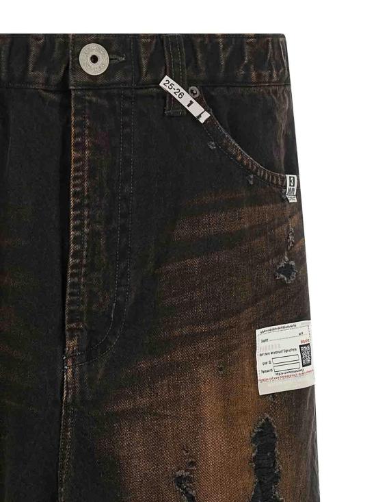 25FW 메종 미하라 야스히로 스트레이트 팬츠 A15PT023BLACK Black - MAISON MIHARA YASUHIRO