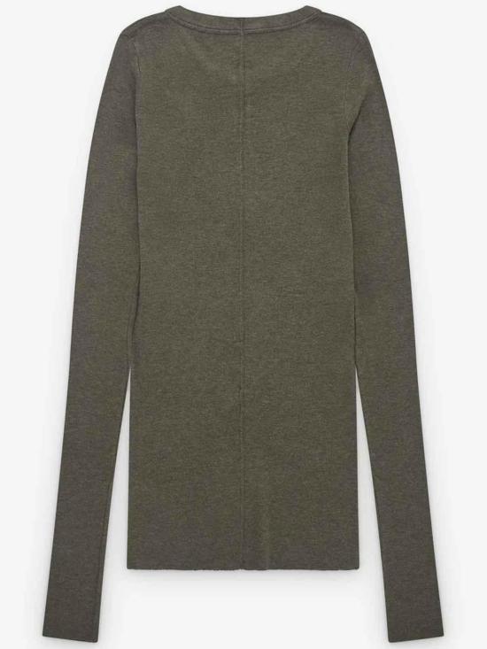 25FW 릭 오웬스 반팔 티셔츠 RP02E4202RJR25 Dark Green - RICK OWENS