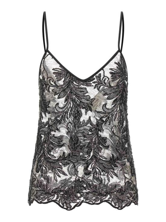  르 트윈스 민소매 티셔츠 ALBALACEBLACK Black