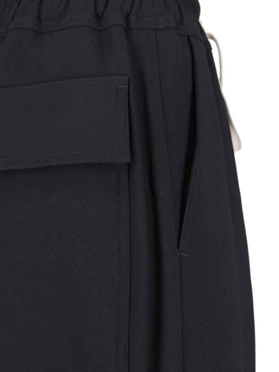 25FW 릭 오웬스 스트레이트 팬츠 RP02E4325HY09 Black - RICK OWENS