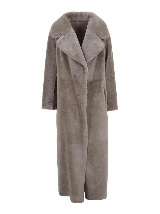  살바토레 산토로 가죽 자켓 49026DSTONE Taupe - SALVATORE SANTORO