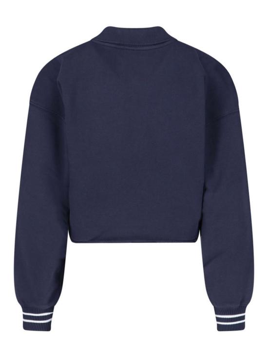  오프화이트 긴팔 티셔츠 OWBA07BF25FLE0024C19 Blue - OFF WHITE