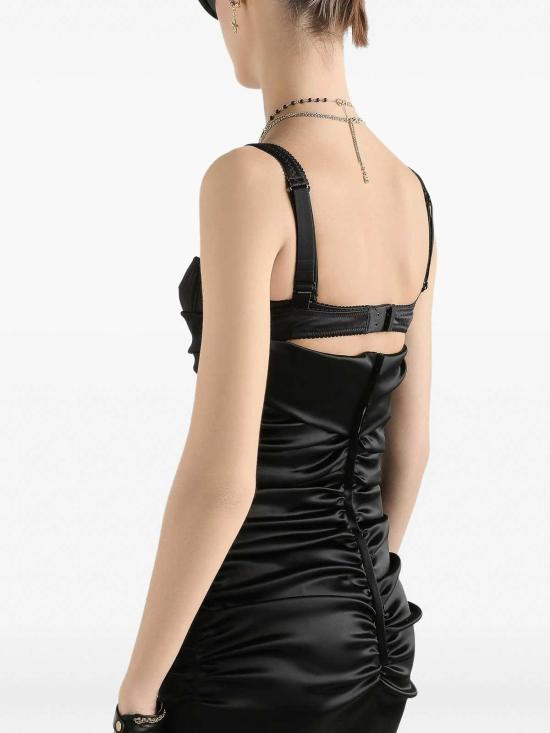 25FW 돌체앤가바나 미디 스커트 F6TVPTFURADN0000 Black - DOLCE & GABBANA