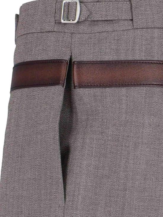 25SS 프라다 스트레이트 팬츠 P242JOOO16NOF0572 Brown - PRADA