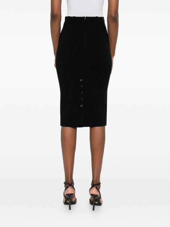 25FW 엘리자베타프랜치 미디 스커트 GK19S56E2110 Black - ELISABETTA FRANCHI