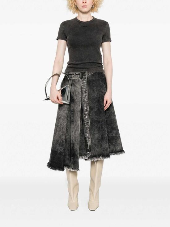  오프화이트 반팔 티셔츠 OWAA065F25JER0011310 Grey - OFF WHITE